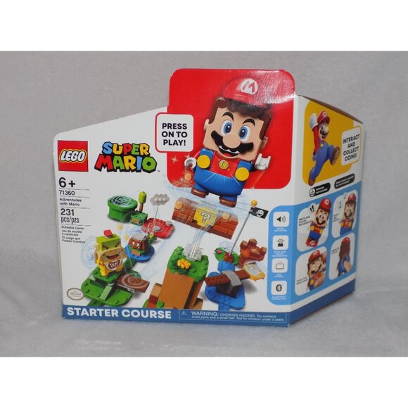 LEGO Super Mario Adventures with Mario Starter Course 71360 Nintendo NES New! - Picture 5 of 9